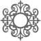 Ekena Millwork Dijon Architectural Grade PVC Pierced Ceiling Medallion, Nickel, 28"OD x 9 1/8"ID x 3/4"P CMPP28DISNI - alternate 1